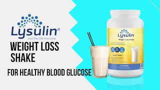 The New Lysulin Shake is here In both Rich Chocolate and Creamy Vanilla Flavors [upl. by Coke]