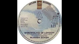 Warren Zevon Werewolves Of London Lyrics [upl. by Davilman]