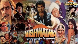 Sunny Deol और साथ समुन्दर पार  Naseeruddin Shah Chunky Pandey Divya Bharti  Vishwatma Hindi Movie [upl. by Suzann]