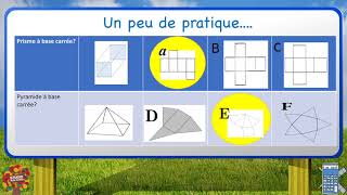 À vos calculs Associer un polyèdre à son développement [upl. by Celle]