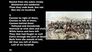 The Charge of the Light Brigade by BY Alfred Lord Tennyson [upl. by Aernda]