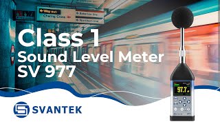 Class 1 Sound Level Meter SVAN 977 from SVANTEK [upl. by Lesli]