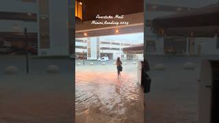 Miami Mall Flooding 😳 miami flooding police ice [upl. by Ck118]