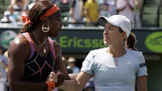 Serena Williams v Justine Henin  Miami 2007 Final Highlights [upl. by Haimirej]