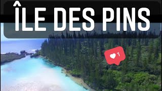 Drone à lîle des pins Nouvelle Calédonie ❤️💚💛🖤 [upl. by Drabeck]