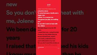 Beyoncé JOLENE  Lyrics [upl. by Cohin261]