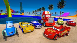 Disney Pixar Cars  Lightning McQueen Cruz Ramirez Mater Hudson Axlerod Storm Guido Mack [upl. by Johnathon194]