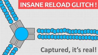 INSANE RELOAD GLITCH CAPTURED Diepio Reload Glitch on August 13th CRAZY Gameplay [upl. by Winonah829]