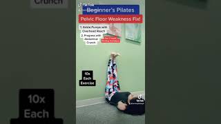 Weak Pelvic FloorBeginner’s Pilates Wall Support Series for Pelvic Floor Dysfunction Part 3 Shorts [upl. by Talia528]