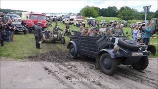 Halsbrücke 2023 Abfahrt Wehrmachts Oldtimer [upl. by Lada]