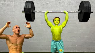 How Much Can Little Hulk Lift [upl. by Materi]