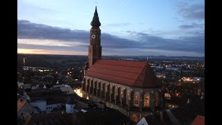 🔔STRAUBINGD 🔔Palmsonntageinläuten der Basilika Minor und Stadtpfarrkirche St Jakob [upl. by Katharine]