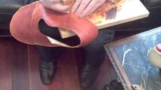 How to Make a Shoe by Hand Part 4 Closing the Upper [upl. by Parish]