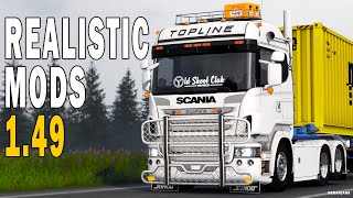 12 Best Realistic Mods for ETS2 149  Euro Truck Simulator 2 2024 [upl. by Enirolf736]