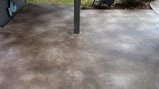 Decorative Concrete Coating Acid Stained Concrete Overlay Lake Ozark Osage Beach Sunrise Beach MO [upl. by Parke776]