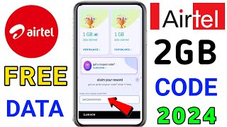 Airtel 2GB Free Data Offer 2024  Airtel Sim Me 2GB Free Data Kaise Le  Airtel Free Data Offer 2024 [upl. by Gem]