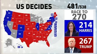 US Election Results Counting LIVE News Trump On Brink Of Landslide Victory Harris Cancels Speech [upl. by Nan]