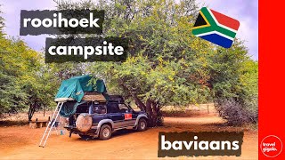 Campsite Review Rooihoek Camp Baviaanskloof Eastern CapeSouth Africa Self Drive [upl. by Niccolo]