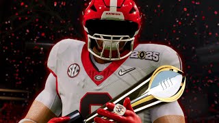 FRESHMAN LINEBACKER DOMINATES IN THE NATIONAL CHAMPIONSHIP COLLEGE FOOTBALL 25 ROAD TO GLORY MLB [upl. by Nytram874]