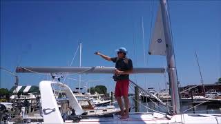 Importance of Friction in Furling Mainsail  Furling Part 2 [upl. by Atsyrk]