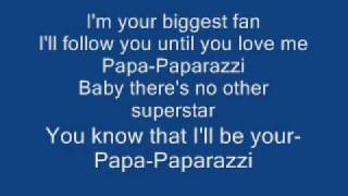 Lady GaGa  Paparazzi Acoustic Lyrics [upl. by Annav754]