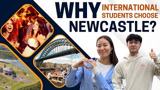 Why is Newcastle so popular with International Students northumbria university Newcastle university [upl. by Nolyk]