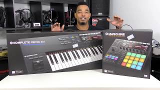 Native Instruments MASCHINE MK3 amp KOMPLETE KONTROL S61 MK2 Unboxing Video [upl. by Deyes]