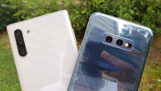 Samsung Galaxy Note 10 Vs Galaxy S10e Camera Test [upl. by Spada123]