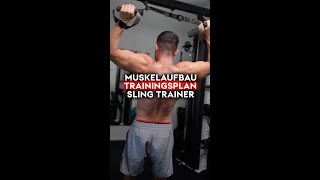 MUSKELAUFBAU TRAININGSPLAN GANZKÖRPER Sling Trainer💪 [upl. by Anemix698]