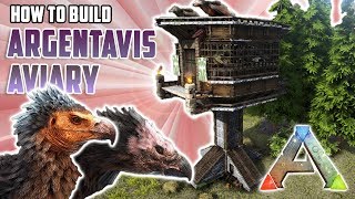 How To Build An Argentavis Aviary  Ark Survival Evolved [upl. by Lupee]