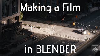 How I made a Car Short Film in Blender  BTS [upl. by Ceevah]