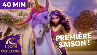 Lécole des licornes SAISON 1  🌈 dans 40 minutes  Dessins animés pour enfants [upl. by Shermy288]