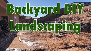 DIY Backyard Landscaping Part I [upl. by Mundy268]