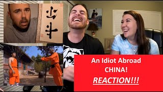 Americans React  AN IDIOT ABROAD  Season 1 Episode 1 CHINA  Reaction [upl. by Tobi632]