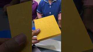 Mastery of making colorful packaging boxes craft design beauty yellow packaging master art [upl. by Yevrah]