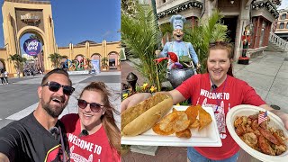 Trying Food From All Over The World At Universal Studios Mardi Gras 2024 Whats New Around The Park [upl. by Millham601]