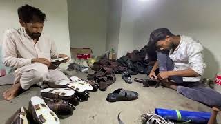 Day 7Process of Handmade leather shoes  How leather shoes are made  Leather business in Pakistan [upl. by Oicanata268]