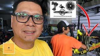 VLOG  Installation of SRAM SX Eagle 12Speed Groupset to My Bike [upl. by Atalayah]