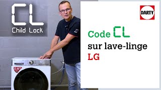 Mon lave linge LG affiche le code CL [upl. by Steward739]