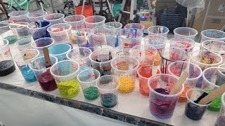 Behind the Scenes  Mixing Day  Tips and Tricks for Mixing Your Fluid Paints  Acrylic Pouring [upl. by Leirbma]