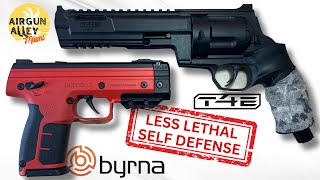 BYRNA LE vs HDR 68 • LESS LETHAL SELF DEFENSE [upl. by Pentha609]