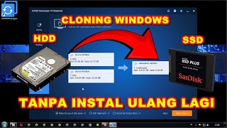 HANYA 5 MENIT Cara Clone HDD Ke SSD Windows 7 Tanpa Instal Ulang [upl. by Tolecnal]