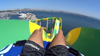 Uphill Navigatour Water Slide at Marina Aquapark Waterland [upl. by Nealah]