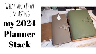 2024 Planner Lineup What and How I’m using my planner stack [upl. by Dare]