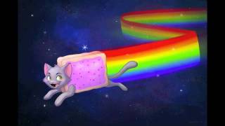 Nightcore Nyan Cat Tribute Nya nya [upl. by Eilema53]