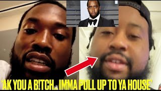 Meek Mill CRASHES OUT On DJ Akademiks Over Diddy Allegation amp THREATENS To PULL UP At His HOUSE [upl. by Reyna]