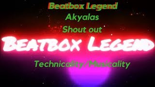 😱🔥 Akyalas Shout out 58  Technicality amp Musicality Beatbox [upl. by Rosenberg]