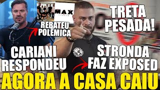 A CASA CAIU STRONDA FAZ EXPOSED E CARIANI RESPONDE AO VIVO REAL MOTIVO DE NÃƒO TER GRAVADO COM CBUM [upl. by Aidua]