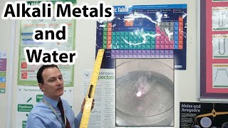 Alkali Metals and Water How does Lithium sodium and potassium react with water [upl. by Jonie464]