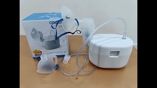 Omron Compressor Nebulizer NEC106 unboxing and detailed review [upl. by Anuayek]